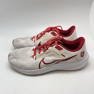 Nike Sneakers Mens 12.5 FJ2844-100 Air Zoom Pegasus 40 White Bowerman Track Club